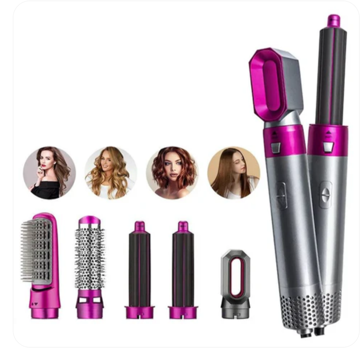 Cepillo 5 en 1 – Todo lo que necesitas Cabello