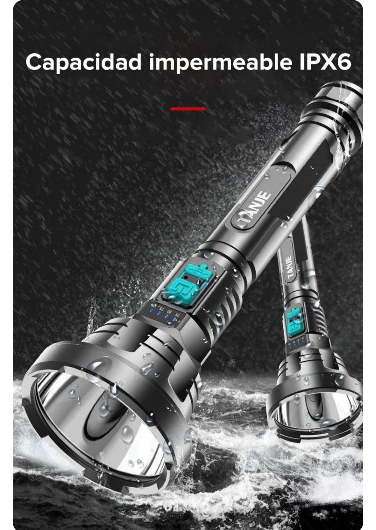 Kit Completo Linterna Táctica Laser