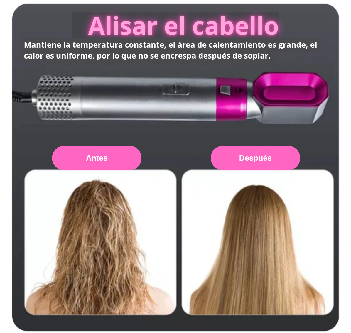 Cepillo 5 en 1 – Todo lo que necesitas Cabello