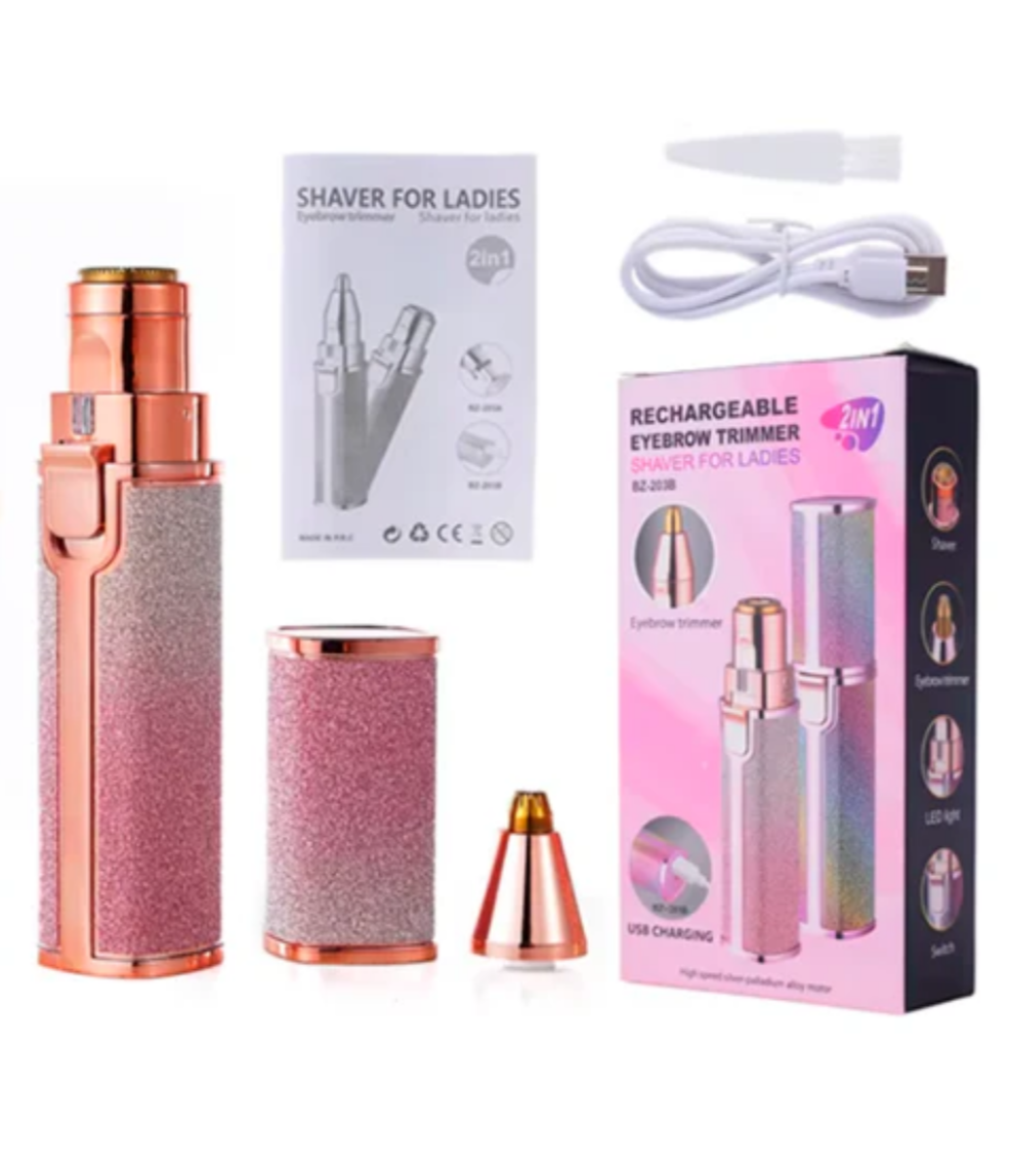 Depiladora facial indolora: compacta y elegante